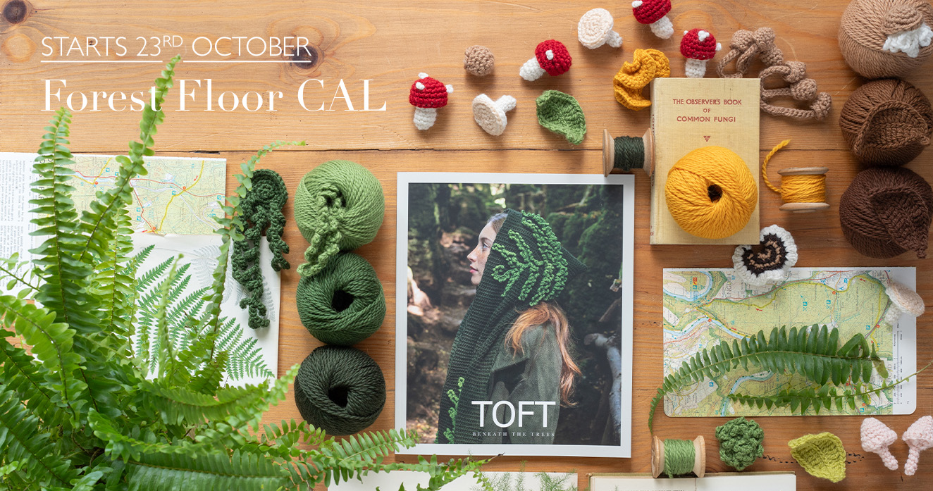 CAL forest floor TOFT beneath the trees instagram crochetalong